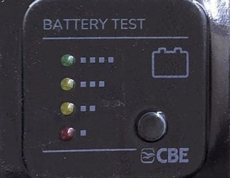 Painel Teste de Bateria (Cinza) CBE